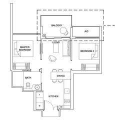 High Park Residences (D28), Apartment #300189141